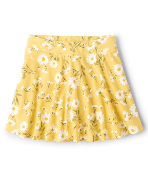 Falda pantalón estampada para niñas
