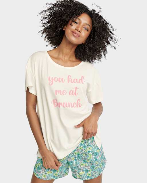 Womens Graphic Sleep Tee