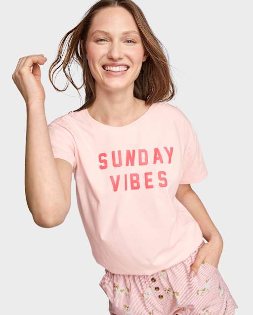 Womens Graphic Sleep Tee
