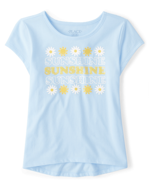 Top bajo alto Sunshine para niñas
