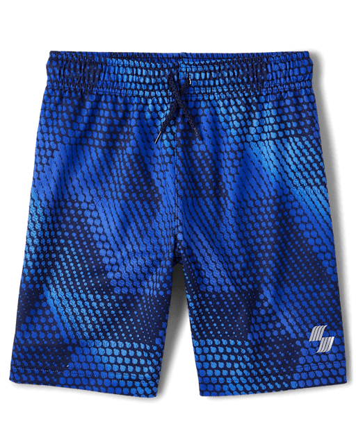 Short de basketball performant en maille imprimée pour garçon