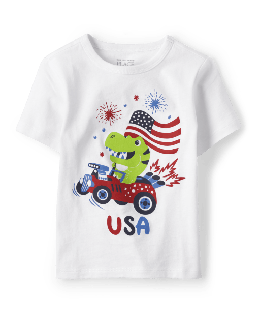 Baby And Toddler Boys USA Graphic Tee