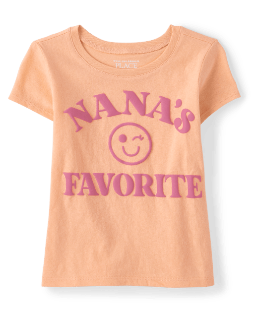 Baby And Toddler Girls Nana Graphic Tee