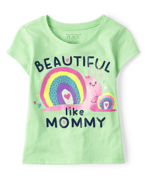 Baby And Toddler Girls Mommy Graphic Tee