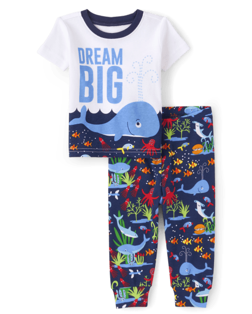 Unisex Baby And Toddler Dream Big Snug Fit Cotton Pajamas