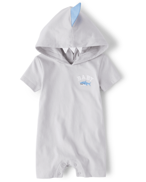Baby Boys Shark Romper