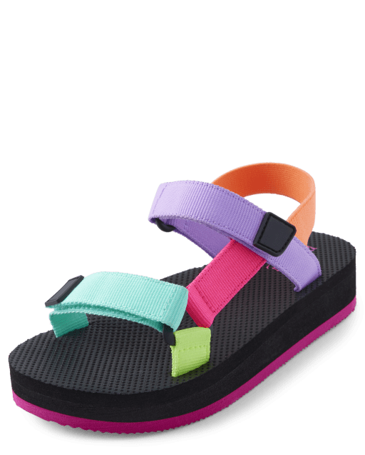Girls Colorblock Sandals