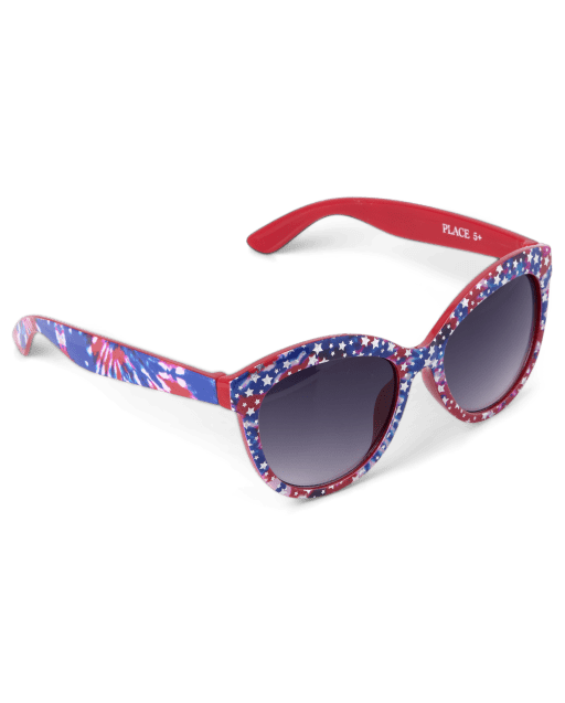 Girls Tie Dye Star Sunglasses