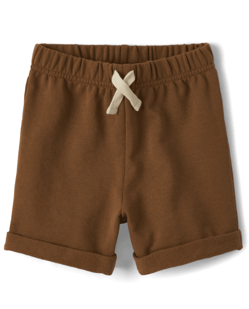 Baby And Toddler Boys Roll Cuff French Terry Shorts