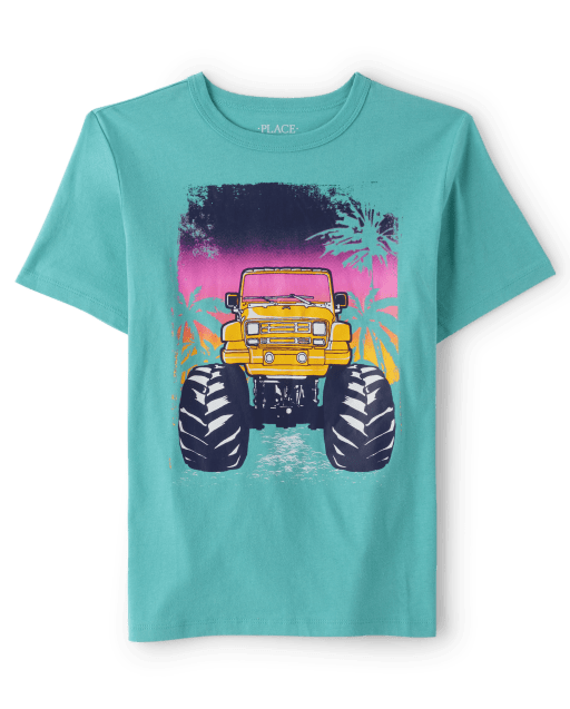 Boys Monster Truck Graphic Tee