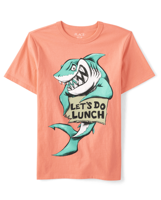 Boys Shark Graphic Tee