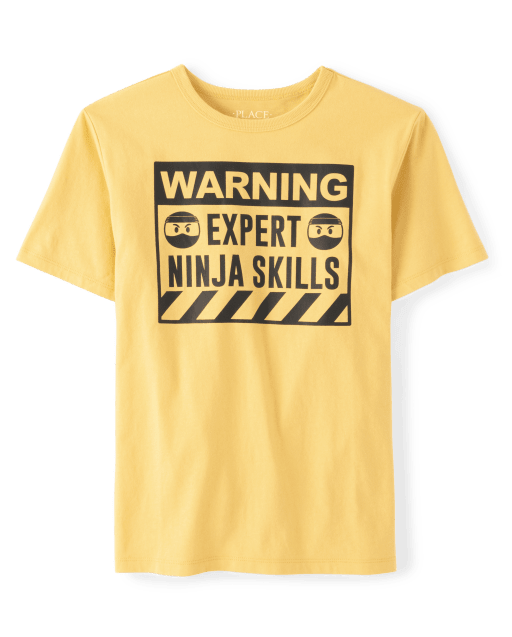 T-shirt graphique Ninja pour garçon