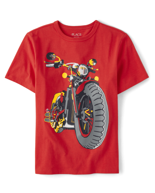 Boys Mountain Bike Graphic Tee