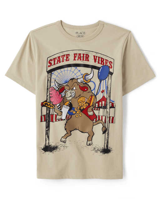 T-shirt graphique State Fair Vibes pour garçon