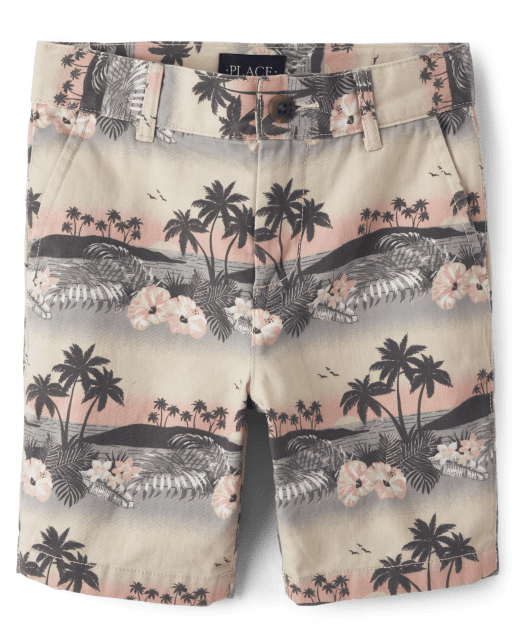 Shorts chinos con estampado para niños