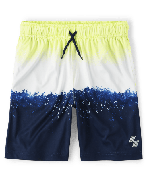 Shorts deportivos de baloncesto con estampado para niños