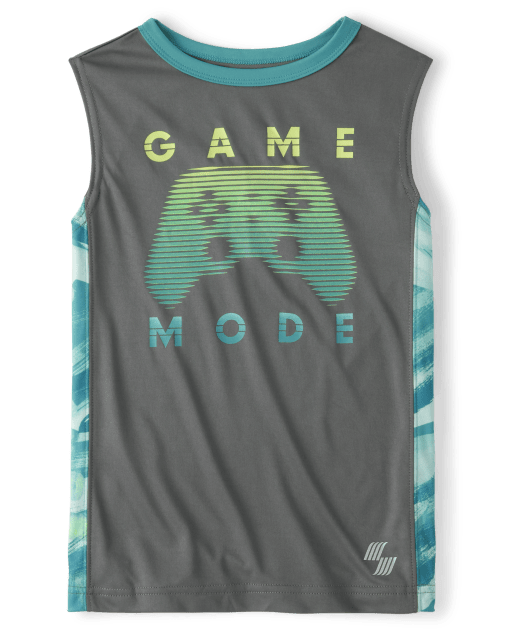 Camiseta sin mangas con músculos Game Mode Performance para niños