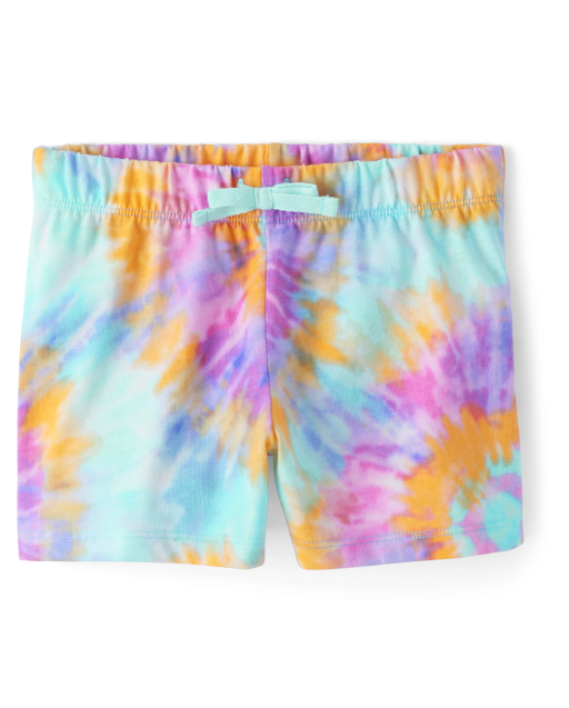 Shorts sin cierres con estampado para niñas