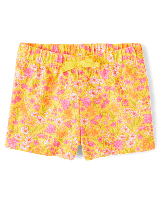 Girls Print Pull On Shorts