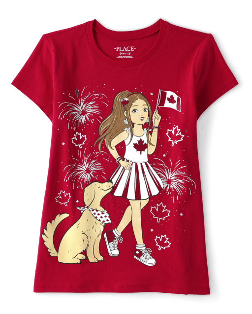 Girls Canada Girl Graphic Tee