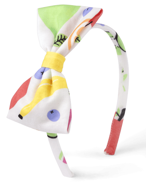 Bandeau avec nœud en forme de fruit pour toute-petite fille