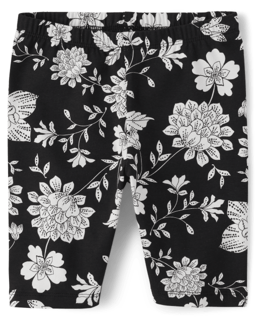 Girls Print Bike Shorts