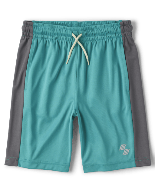 Shorts de básquetbol con rayas laterales para niños
