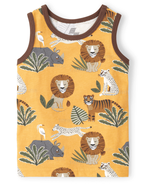 Baby And Toddler Boys Animal Tank Top