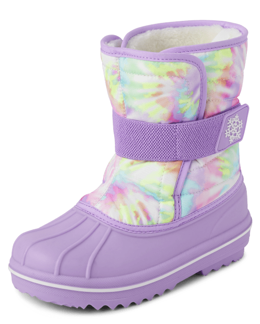 Botas para todo clima con estampado para niñas