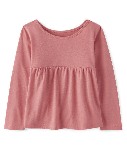 Baby And Toddler Girls Empire Babydoll Top