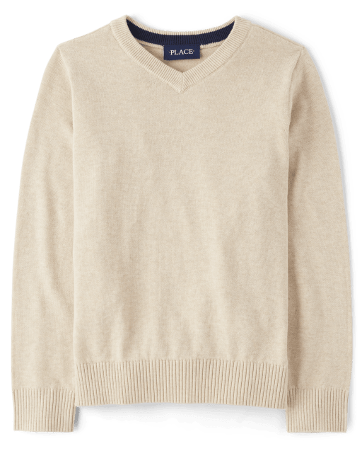 Pull à col en V pour garçons