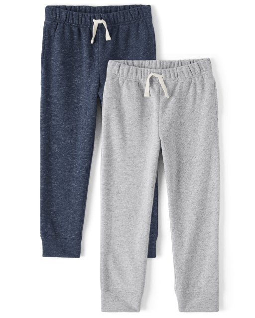 Boys Fleece Jogger Pants 2-Pack
