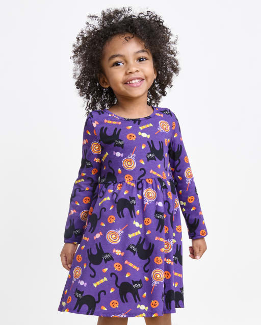Baby And Toddler Girls Halloween Babydoll Dress