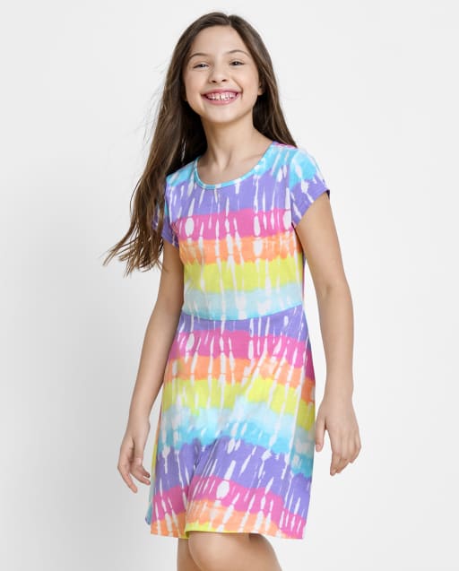 Vestido diario estampado para niñas