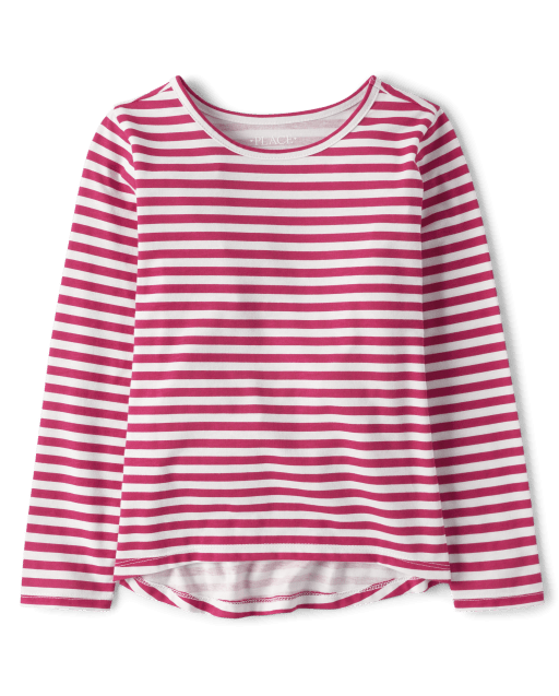 Girls Striped Tee Shirt