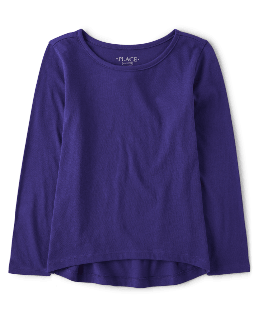 T-shirt haut bas pour filles