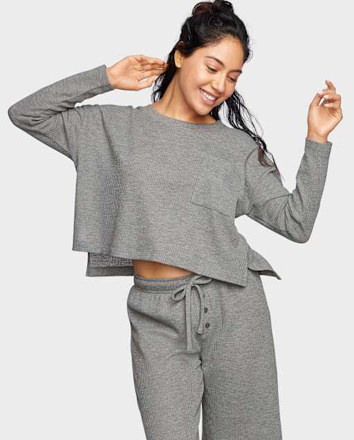 Womens Thermal Pajama Top