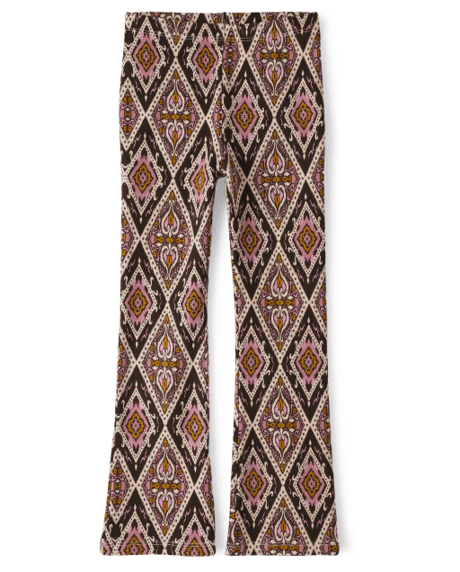 Girls Print Flare Leggings