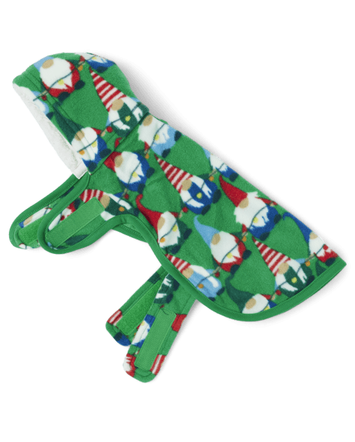 Dog Matching Family Gnomes Fleece Hooded Pajamas