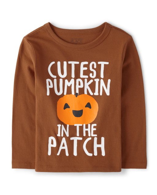 Baby And Toddler Boys Cutest Pumpkin Graphic Tee