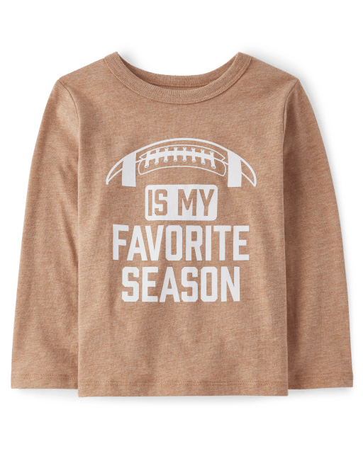 Unisex Baby And Toddler Football Season Graphic Tee