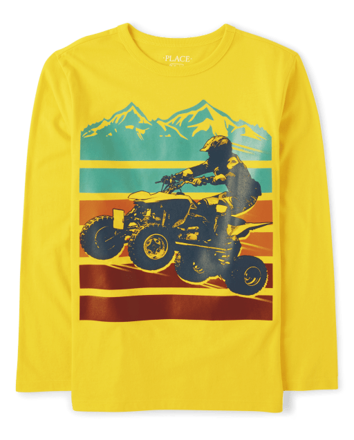 Boys Quad Bike Graphic Tee