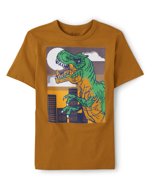 Boys Dino City Graphic Tee