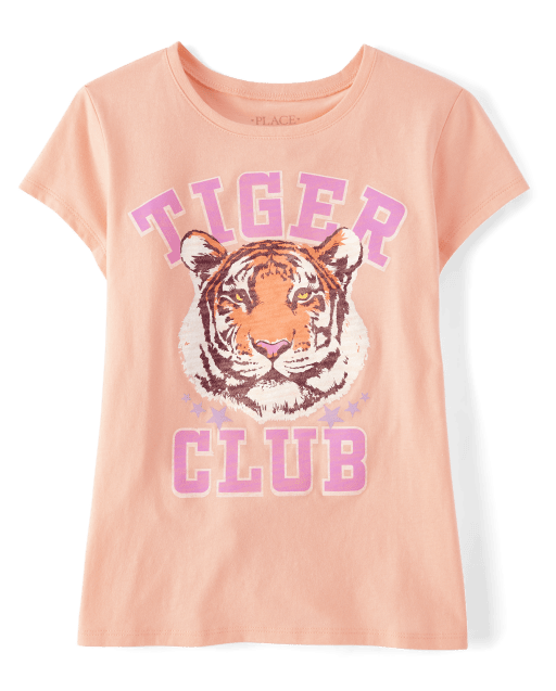 T-shirt graphique Tiger Club pour fille