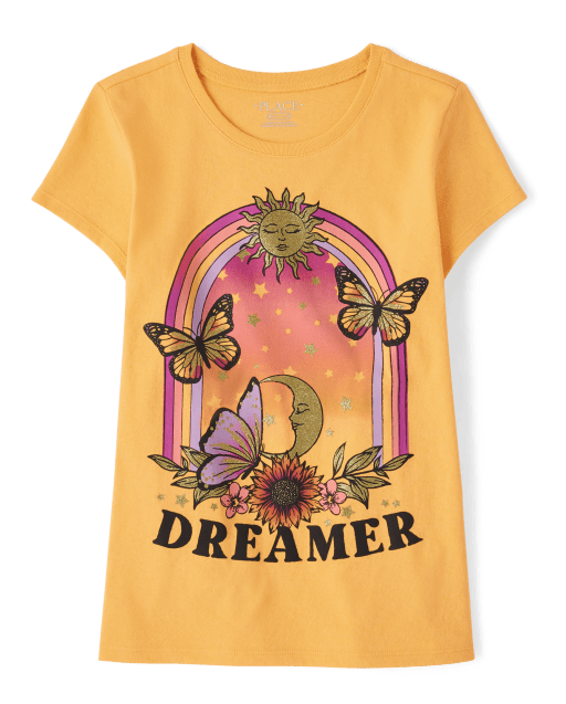 T-shirt graphique Dreamer pour fille