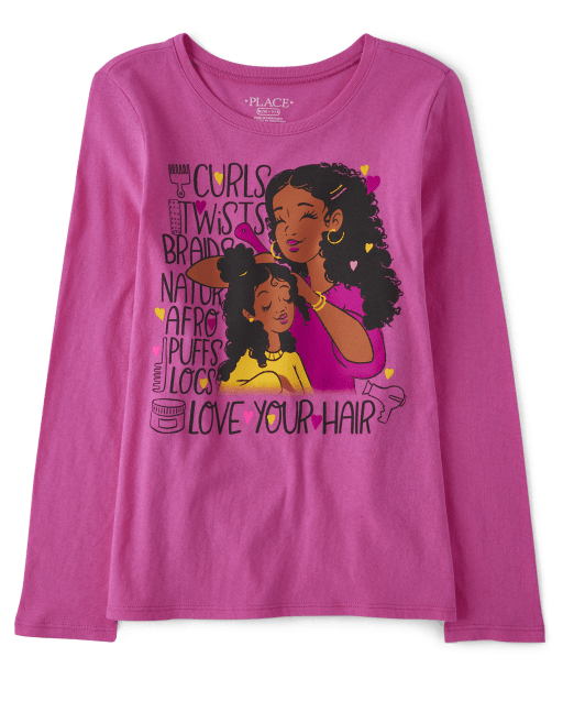 Girls Love Your Hair Graphic Tee