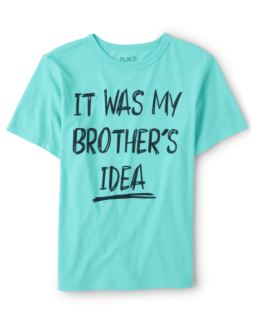 T-shirt graphique Brother's Idea pour garçons