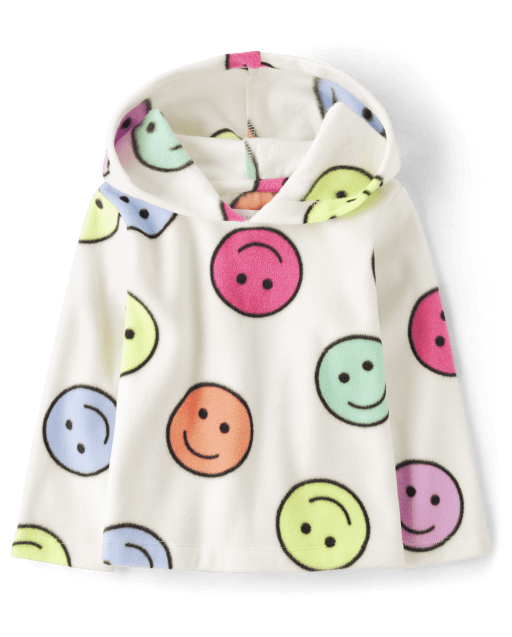 Toddler Girls Print Glacier Fleece Hoodie
