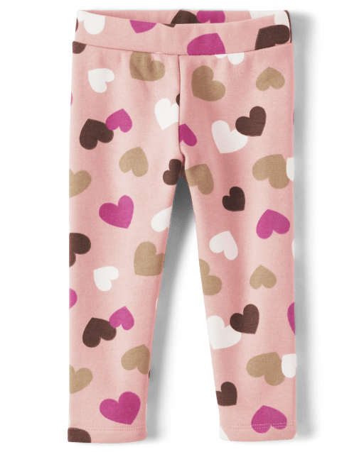 Baby And Toddler Girls Print Cozy Leggings