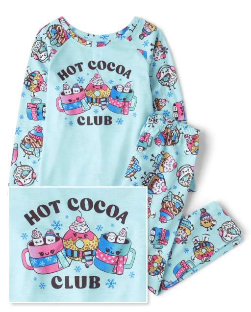 Girls Hot Cocoa Club Pajamas